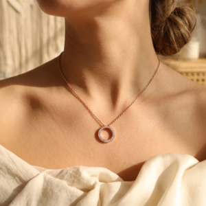 Celestial Circle Pendant Necklace