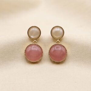 Blush Pearl Drop Earrings