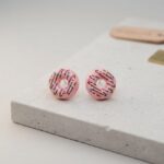 Sweet Sprinkle Donut Stud Earrings